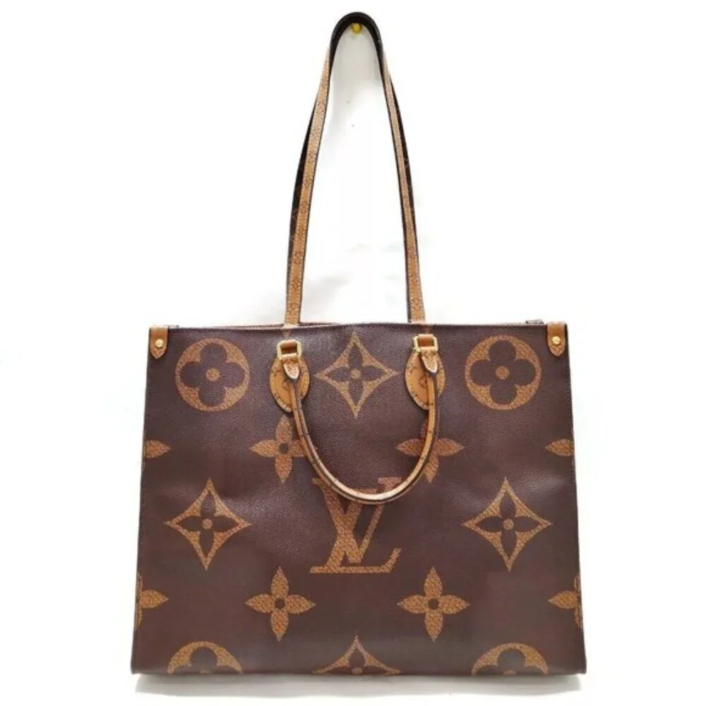Louis Vuitton OntheGo GM Brown Monogram Giant Tote Bag 1845-052224